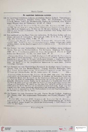 De captivitate babylonica ecclesiae (Nr. 152 - 158)