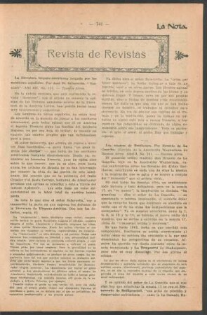 Revista de revistas