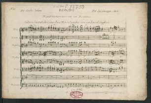 Rondo Nel Giulio Sabino In qual barbaro momento, con Recitativo