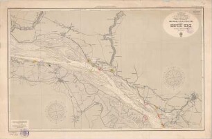 249 Nordsee; deutsche Küste. Die Elbe von Brunshausen bis Tinsdahl