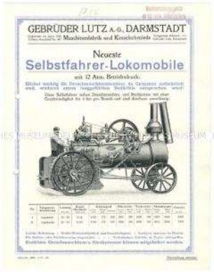 Selbstfahrer-Lokomobile
