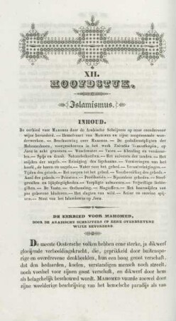 XII. Hoofdstuk. Islamismus