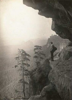 Elbsandsteingebirge. Am Frienstein (Vorderes Raubschloss)