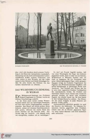 30: Das Wildenbruch-Denkmal in Weimar