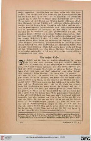 An unsre Leser