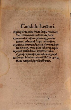 Catholicae communionis defensio ... ad S. P. Q. Tremoniensem ...