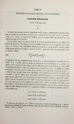 Ricerche di analisi applicata alla geometria.