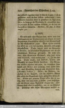 Unterschied der Schreibart §. XXIX.