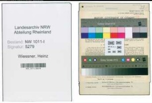 Entnazifizierung Heinz Wiessner , geb. 19.06.1916 (Steuerbeamter)