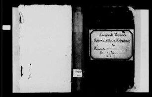 Karlsruhe, katholische Gemeinde: Standesbuch 1865