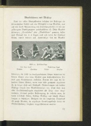 Muskelschmerz und Massage