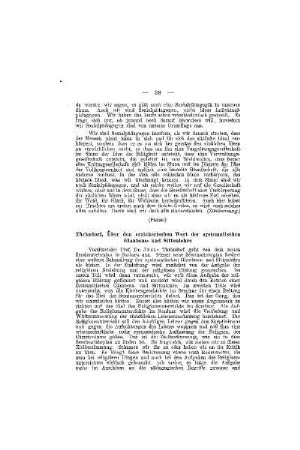 Über den erzieherischen Wert der systematischen Glaubens- und Sittenlehre