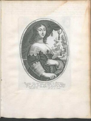Marie De Wignerod Dvchesse D'Algvillon. Tres Havlte Et Tres Pvissante Dame Dame