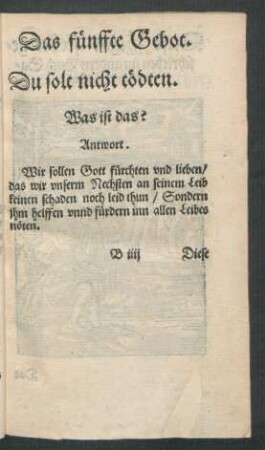 Das fünffte Gebot.