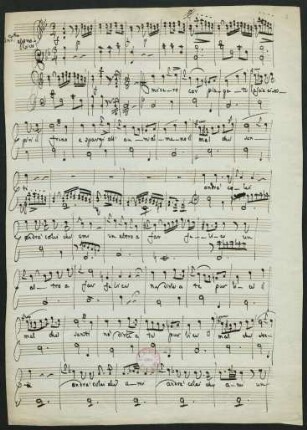 Misero cor piagato. Arr.; S, pf; B-Dur