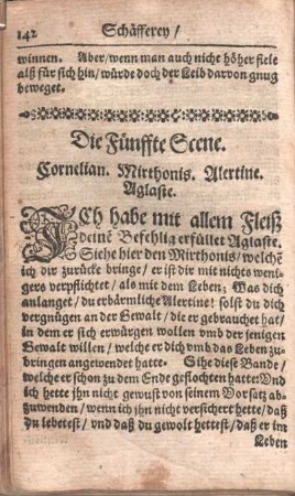 Die Fünffte Scene.