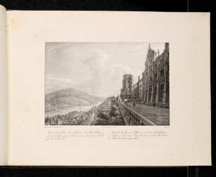 Heidelberg, Schloss, Altan von Westen gesehen