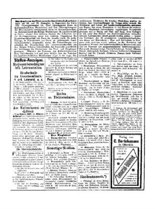 Stellen-Anzeigen : Beilage zum Korrespondenz-Blatt für die Philologenvereine Preussens