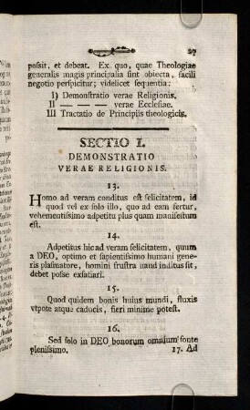 27-49, Sectio I