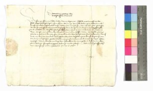 Dietrich, Erzbischof von Mainz an Graf Kraft von Hohenlohe.
