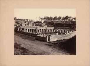 Casa di Diomede (Villa des Diomedes), Pompeji: Blick in den Peristyl mit Säulengang an der Via dei sepolcri vor der Porta Ercolano
