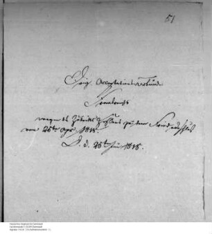 Beitritt Hessens zu dem am 25. April 1818 mit Frankreich geschlossenen Vertrag. (Akzeptation Frankreichs, paraphiert)