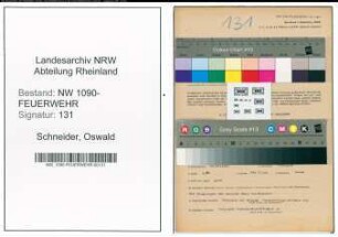 Entnazifizierung Oswald Schneider , geb. 24.10.1906 (Maurer)