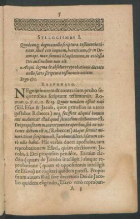 Syllogismus I.
