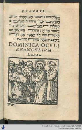 Dominica Oculi Evangelium Lucae XI.