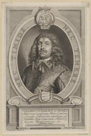 Bildnis des Adolphvs Gvilielmvs A Crosieg