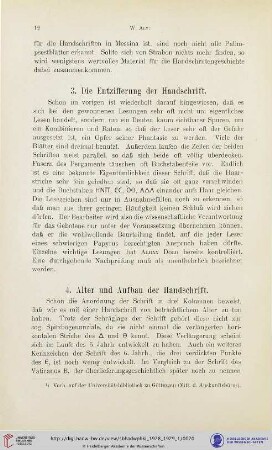 3. Die Entzifferung der Handschrift