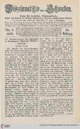 23: Bruderschaften und Bündnisse im Landkapitel (Wurzach-) Waldsee, [3]
