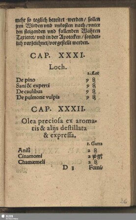 Cap. XXXI. Loch