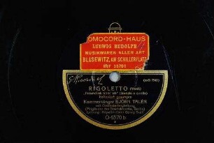 Rigoletto : "Freundlich blick' ich" (Questa o quella) / (Verdi)