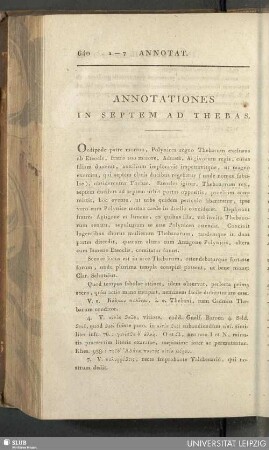 Annotationes in Septem ad Thebas
