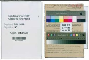 Entnazifizierung Johannes Acklin , geb. 21.11.1904 (Filialleiter)