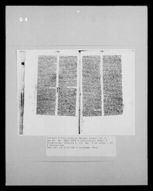 Lateinische Bibel — Textseiten, Folio 20 verso - 21