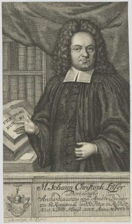 Bildnis des Johann Christoph Löser