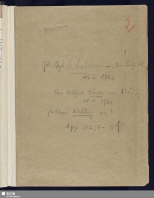 Nr. 6-6f. Adelung, Johann Christoph