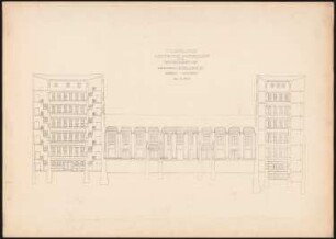 Kaiserlich Deutsche Botschaft, Washington: Längsschnitt 1:100