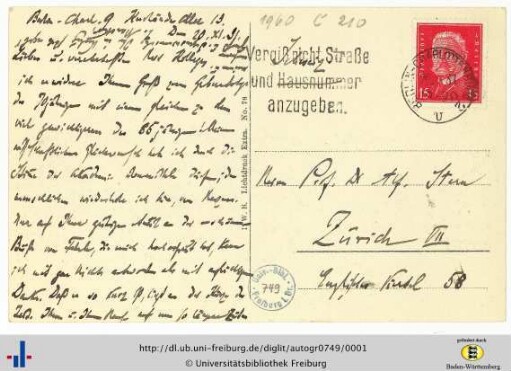Autogr. Nr. 749