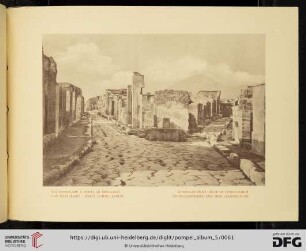 Via Consolare e Porta di Ercolano - Rue Consulaire Porte d'Herculanum - Consular Road Gate of Herculanum - Consularstrasse und Herculanumstor