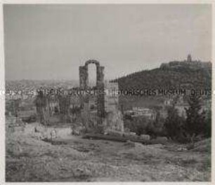 Wehrmachtssoldaten, Athen, Eingang zur Akropolis