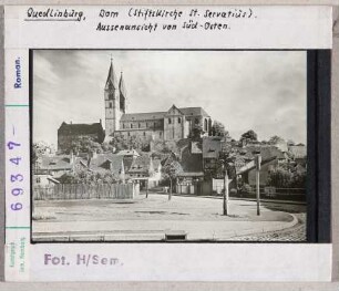 Quedlinburg: St. Servatius, Aussenansicht von Südosten