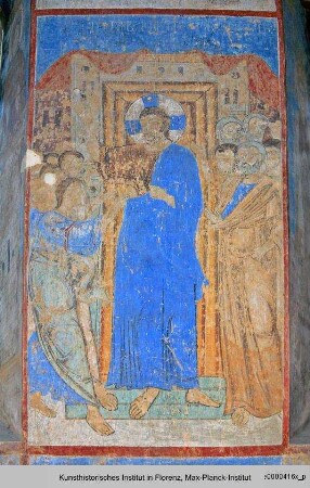 Die Ausmalung der Sankt Nikolauskirche : Die Ausmalung des Südlichen Querhauses : Der ungläubige Thomas
