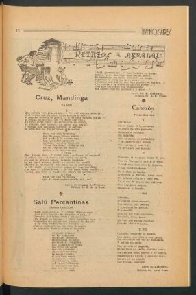 Cabezón : Tango canción