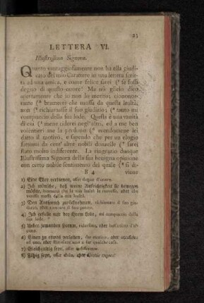 Lettera VI.