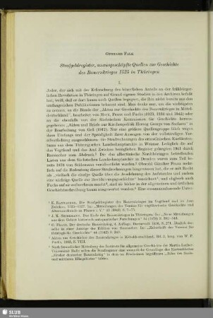 Strafgeldregister, unausgeschöpfte Quellen zur Geschichte des Bauernkrieges 1525 in Thüringen