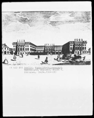 Berlin, Humboldt-Universität, Opernplatz, Ansicht