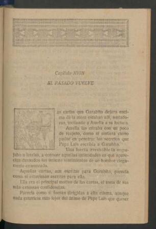 Capítulo XVIII - El pasado vuelve